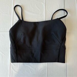 lululemon athletica Black Cropped Tank Top